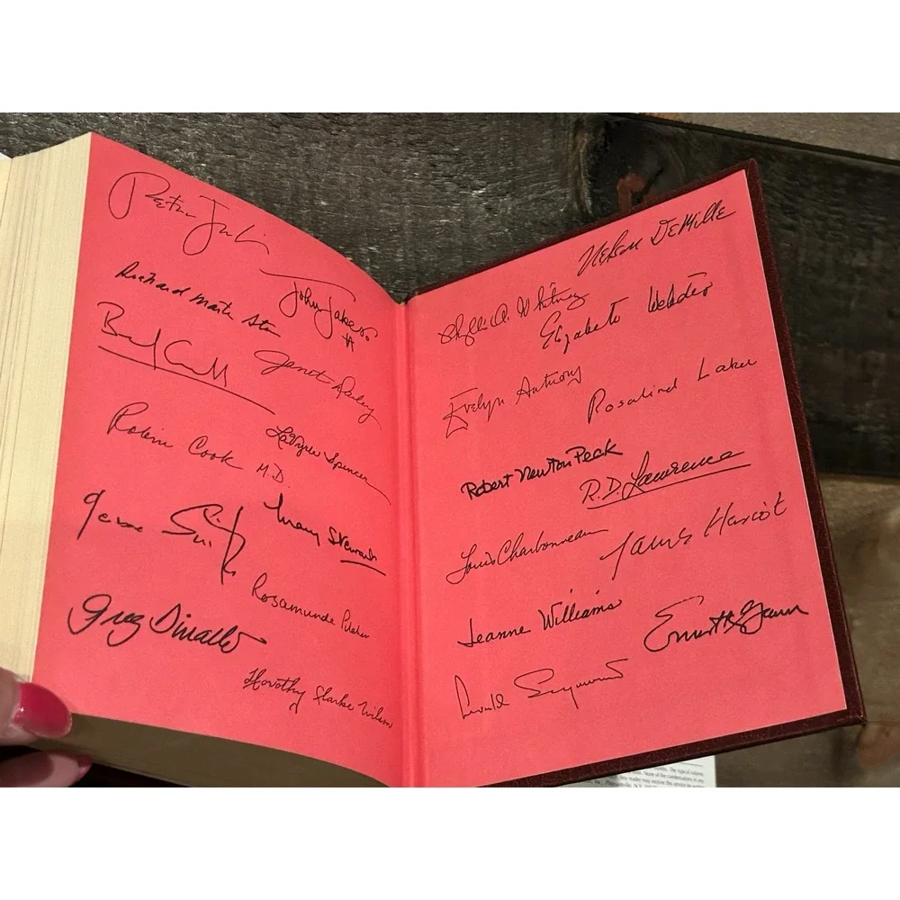 46 Authors Autographs Readers‎ Digest Condensed Books, Signed 200th Volume 2